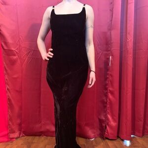 Vintage Sexy Velvet Maxi Dress